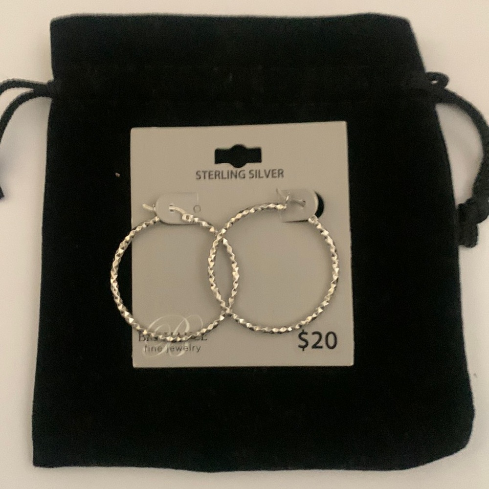 Sterling Silver Hoops